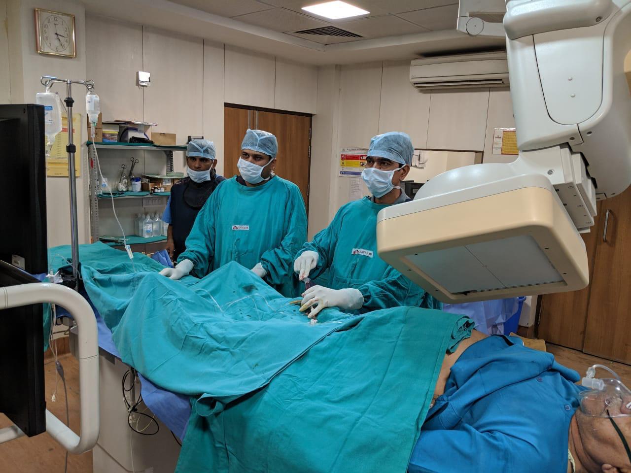 Leading a procedure in the cath lab